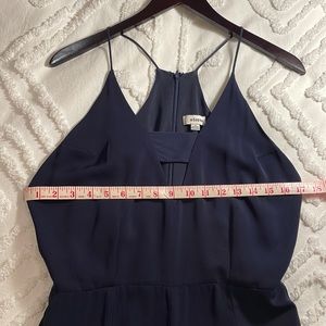 STOREE one-piece navy blue jumpsuit. Size Small